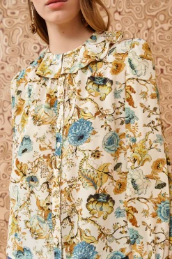 New Ulla Johnson Veron Blouse Flora