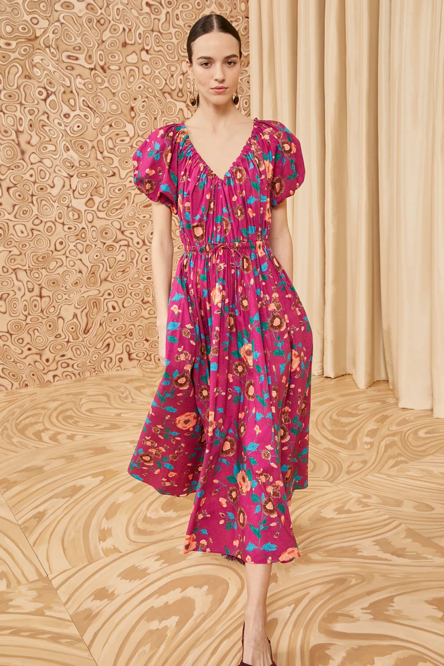 Cheap Ulla Johnson Vika Dress Ruby Flora