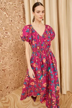Cheap Ulla Johnson Vika Dress Ruby Flora