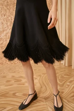 Sale Ulla Johnson Vittoria Dress Onyx