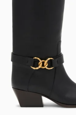 Sale Ulla Johnson Willow Cowboy Boot Noir