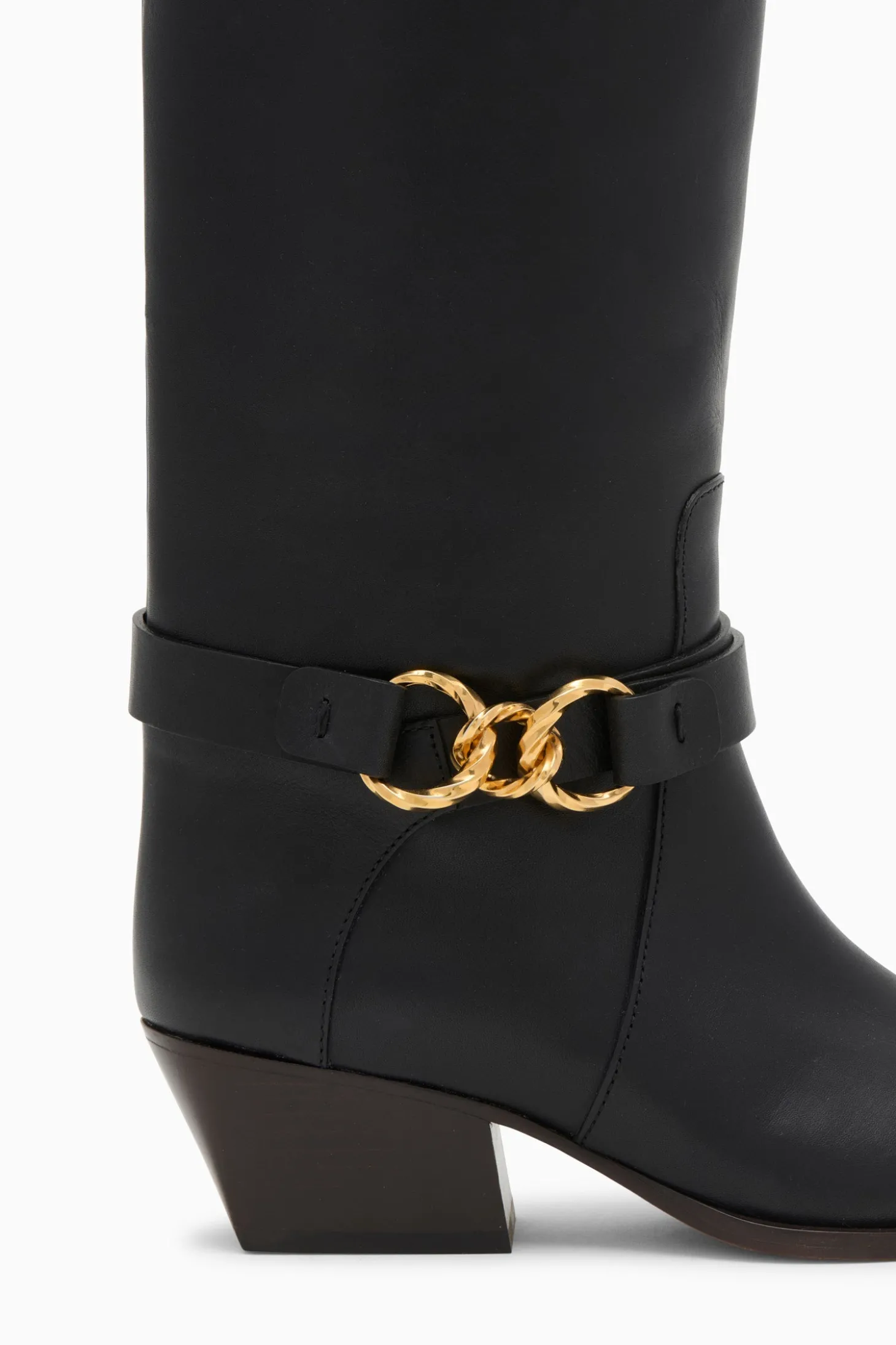 Sale Ulla Johnson Willow Cowboy Boot Noir