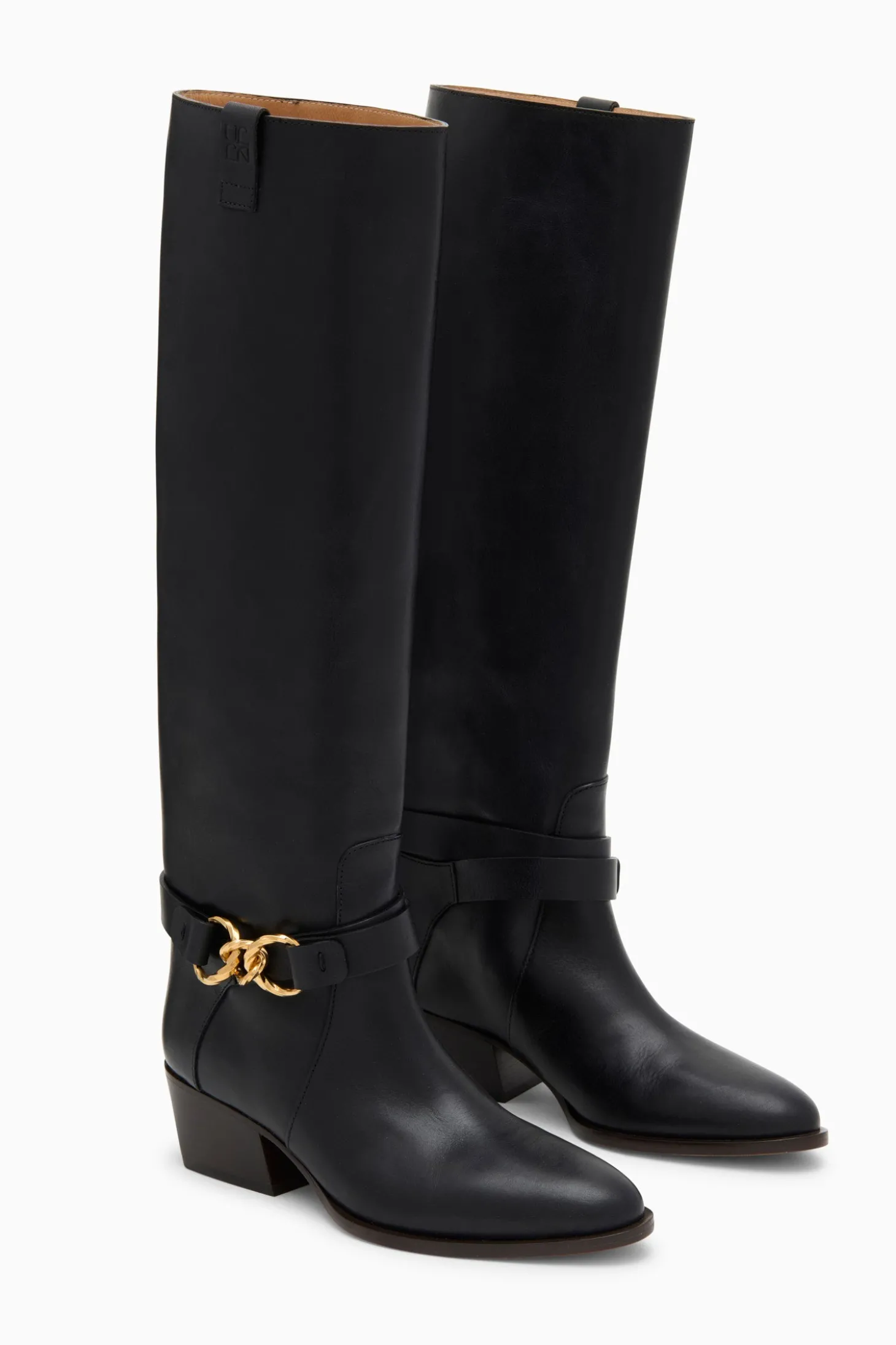 Sale Ulla Johnson Willow Cowboy Boot Noir