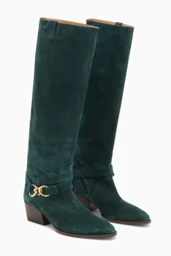 Sale Ulla Johnson Willow Cowboy Boot Malachite
