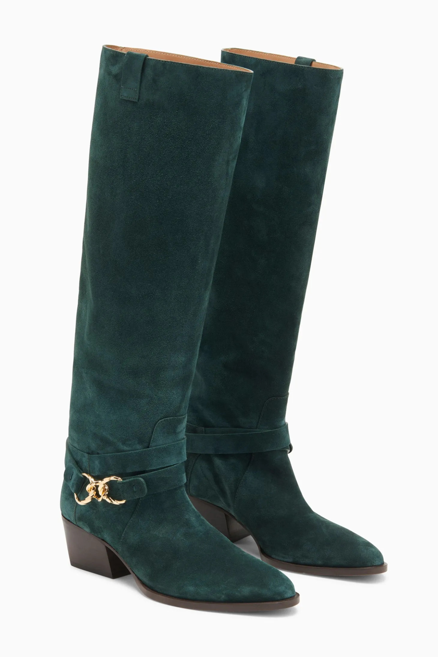 Sale Ulla Johnson Willow Cowboy Boot Malachite